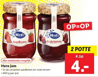 Lidl Hero jam aanbieding