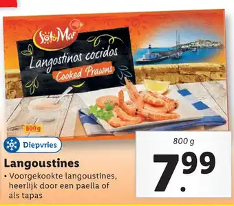 Lidl Langoustines aanbieding