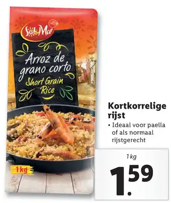 Lidl Kortkorrelige rijst aanbieding