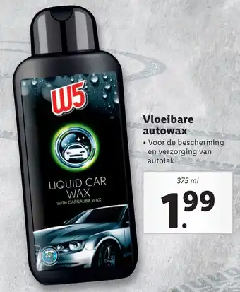 Lidl Vloeibare autowax aanbieding