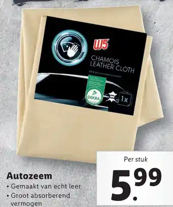 Lidl Autozeem aanbieding