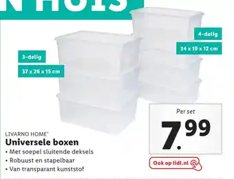 Lidl Universele boxen aanbieding