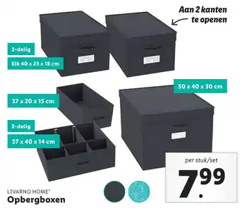 Lidl Opbergboxen aanbieding