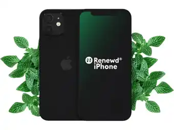 MediaMarkt RENEWD Refurbished Apple iPhone 12 - 64 GB Zwart 5G aanbieding