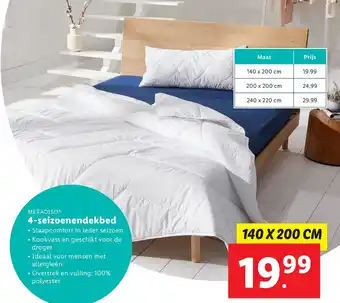 Lidl 4-seizoenendekbed aanbieding