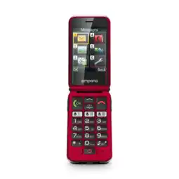 MediaMarkt EMPORIA Joy 4G Senior Feature Phone - Rood aanbieding