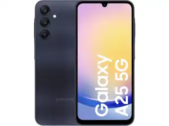 MediaMarkt SAMSUNG Galaxy A25 5G - 256 GB Blauw/Zwart aanbieding