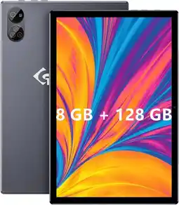 Amazon Android Tablet 10.1 inch 8GB + 128GB (1TB TF), Octa Core, 2.5GHz, 8MP + 13MP, 4G LTE camera, WiFi, Type-C (Zwart, 128 GB) aanbieding