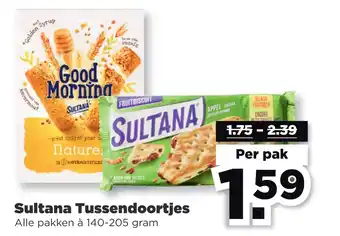 PLUS Sultana tussendoortjes aanbieding