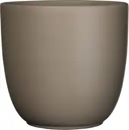 Intratuin Everydays bloempot jules taupe d 12 h 11 cm aanbieding