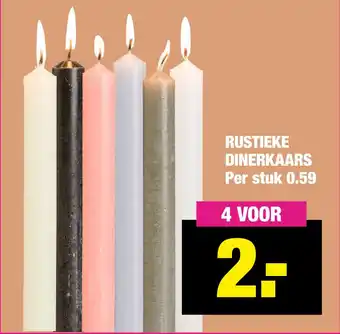 Big Bazar RUSTIEKE DINERKAARS aanbieding