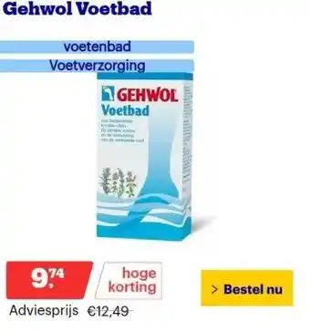 Bol.com Gehwol voetbad aanbieding