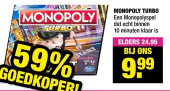 Big Bazar Monopoly turbo aanbieding