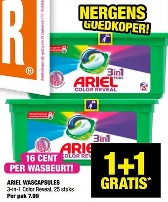 Big Bazar Ariel wascapsules aanbieding