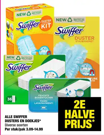 Big Bazar Alle swiffer dusters en doekjes aanbieding