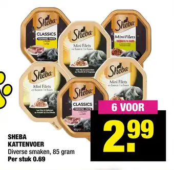 Big Bazar Sheba kattenvoer aanbieding