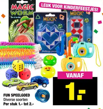 Big Bazar Fun speelgoed aanbieding