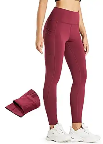 Amazon Comallan Thermische Legging Dames Waterdicht Hardlopen Sport Tights Yoga Broek Wandelbroek Sportbroek Training Broek en zakke aanbieding