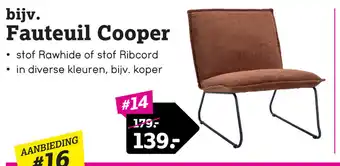 Leen Bakker Fauteuil Cooper aanbieding