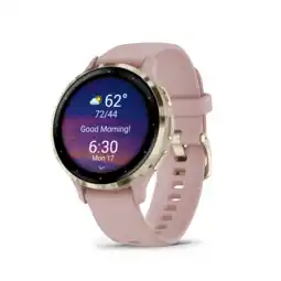 MediaMarkt Garmin Venu 3s - 41 Mm Roze/goud aanbieding