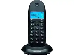MediaMarkt Motorola C1001cb+ Dect Mono Zwart aanbieding
