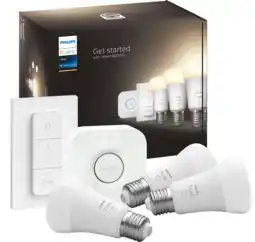 MediaMarkt Philips Hue Starterkit W E27 1100lm aanbieding
