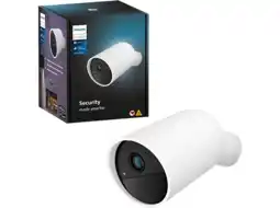 MediaMarkt Philips Hue Philips Hue Secure Beveiligingscamera Met Batterij Wit aanbieding
