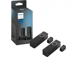 MediaMarkt Philips Hue Secure Contactsensor Zwart (2-pack) aanbieding