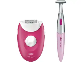 MediaMarkt Braun Silk-épil 3 3-420 Epilator En Bikinitrimmer aanbieding