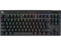 MediaMarkt Logitech G Pro X Tkl Lightspeed Draadloos Gamingtoetsenbord - Zwart aanbieding