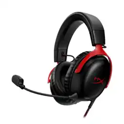 MediaMarkt Hyperx Cloud Iii Wired Gaming Headset - Zwart/rood (pc PS5 Xbox Series X/s) aanbieding