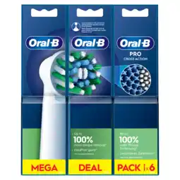 MediaMarkt Oral B Oral-b Opzetborstel Crossaction (eb50rx) 6 Stuks aanbieding
