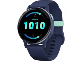 MediaMarkt Garmin Vivoactive 5 Music Blauw/metaal aanbieding