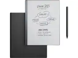 MediaMarkt Remarkable 2 + Marker Plus Book Folio Zwart Leer aanbieding