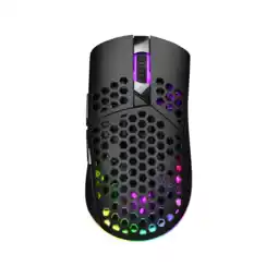 MediaMarkt ISY Igm 5000-bk Ultralight Wireless Rgb Gaming Mouse Zwart aanbieding