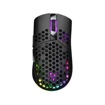 MediaMarkt ISY Igm 5000-bk Ultralight Wireless Rgb Gaming Mouse Zwart aanbieding