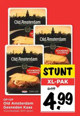 Vomar Voordeelmarkt Old Amsterdam Gesneden Kaas aanbieding