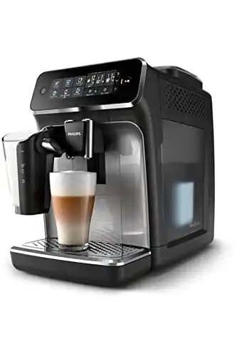 Amazon Philips 3200 Serie Volautomatische Espressomachine - LatteGo Melksysteem, Ingebouwde Molen, 5 Koffievariaties, Intuïtief Touc aanbieding