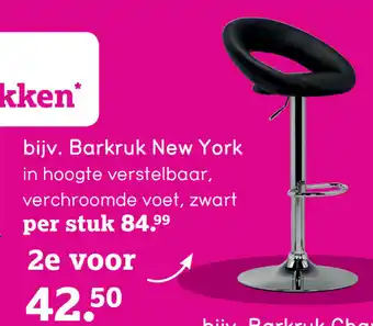 Leen Bakker Barkruk New York aanbieding