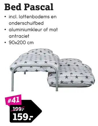 Leen Bakker Bed Pascal 90*200 cm aanbieding