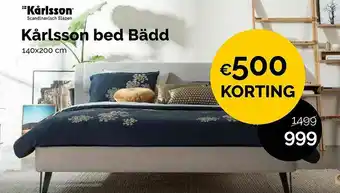 Beter Bed Kårlsson Bed Bädd 140x200 Cm €500 Korting aanbieding