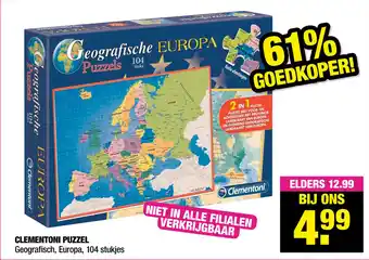 Big Bazar Clementoni puzzel aanbieding