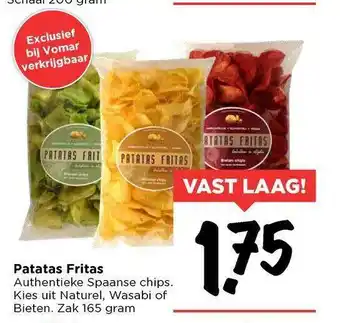 Vomar Voordeelmarkt Patatas Fritas Naturel, Wasabi Of Bieten aanbieding