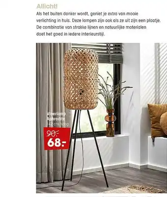 Kwantum Vloerlamp Aphrodite aanbieding