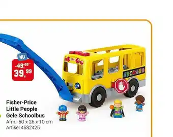 Lobbes Fisher-Price Little People Gele Schoolbus aanbieding