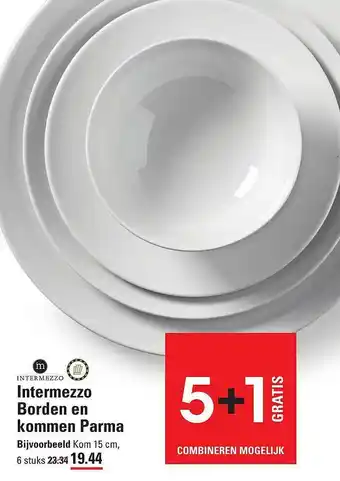 Sligro Intermezzo Borden En Kommen Parma 5+1 Gratis aanbieding