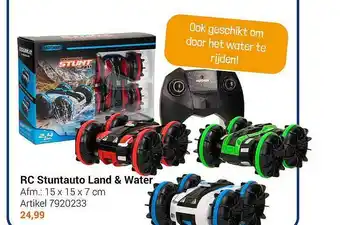 Lobbes RC Stuntauto Land & Water aanbieding