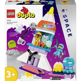 Conrad LEGO DUPLO 10422 3-in-1-spaceshuttle voor veel avonturen aanbieding