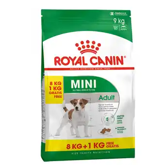 Zooplus 15 kg + 3 kg / 8 kg + 1 kg - Royal Canin Size Bonusbags - Mini Adult (8 kg + 1 kg gratis!) aanbieding