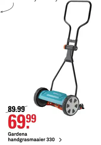 Karwei Gardena handgrasmaaier 330 aanbieding